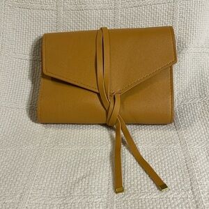 Glass Ladder Co Tan Leather Tech Organizer Roll